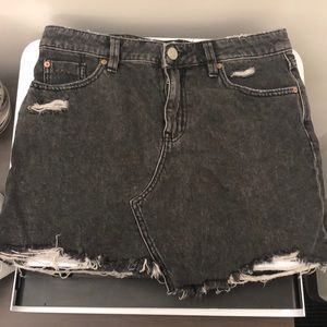 BDG UO dipped denim skirt